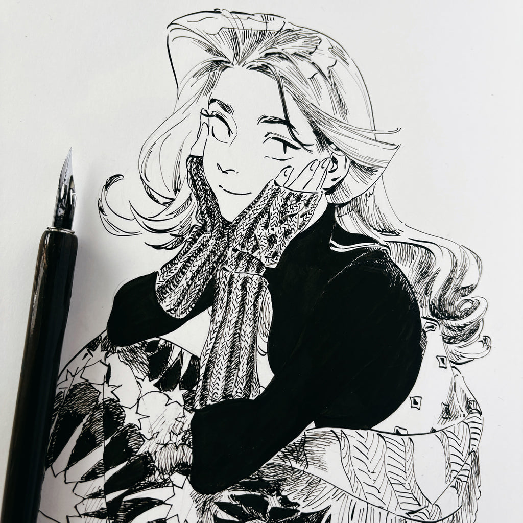Original ink drawing - Day 24