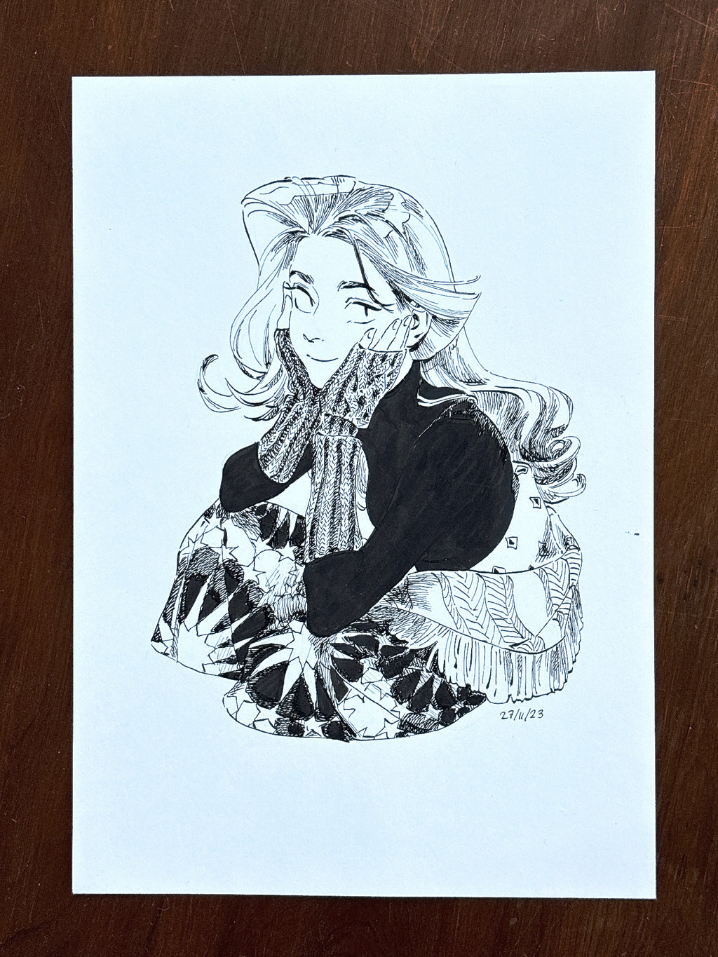Original ink drawing - Day 24