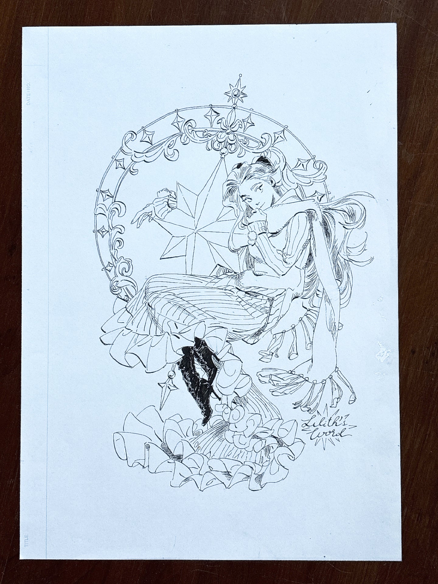 Original ink drawing - Day 25